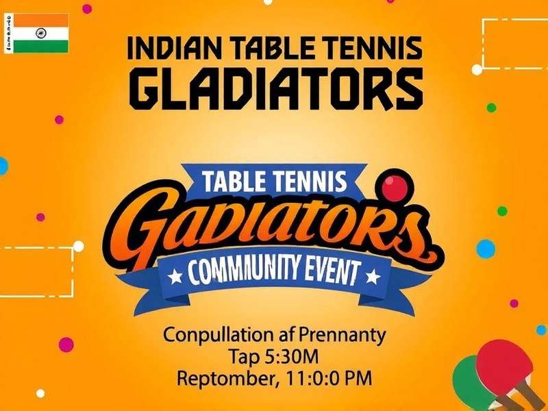 Indian Table Tennis Gladiators Community Event